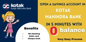 Read more about the article Kotak Mahindra Bank Mein Ghar Se Bachat Khaata Kholen Free Mein 2023 | How to Open Kotak Mahindra 811 Saving  Account opening process or review | कोटक महिंद्रा बैंक में घर से बचत खाता खोलें फ्री में 2023